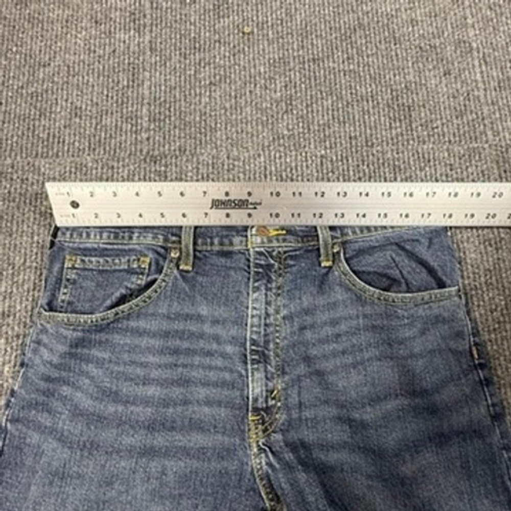 Levi‎ Strauss Signature Mens Bootcut Jeans Medium Wash Denim measures 36x30 - Picture 5 of 14